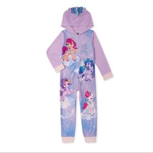 NEW Girls “My Little Pony” Hooded Sleeper & Pajama Set